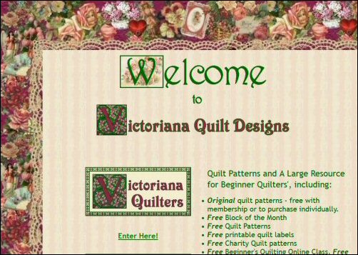 Victoriana Quilt Designs